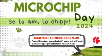 GIORNATA GRATUITA DI MICROCHIPPATURA CANINA